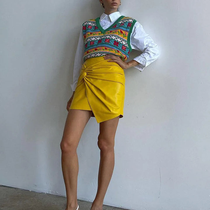 Vanta Twist Mini Skirt