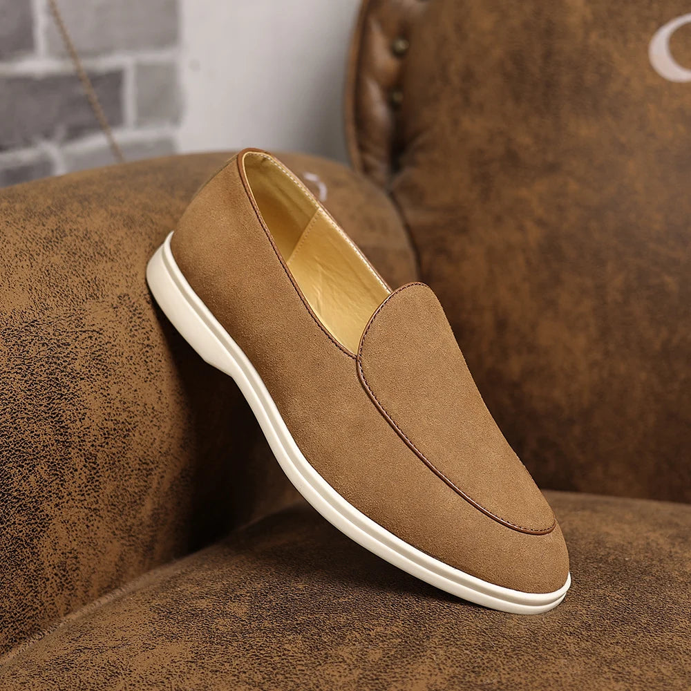 Armano Suede Slip Ons