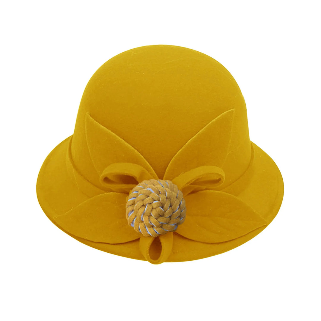 Camelia Flower Cloche Hat