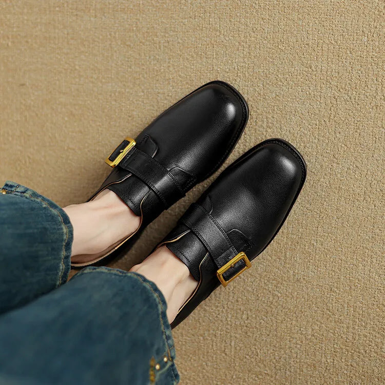 Savona Buckle Monk Loafers