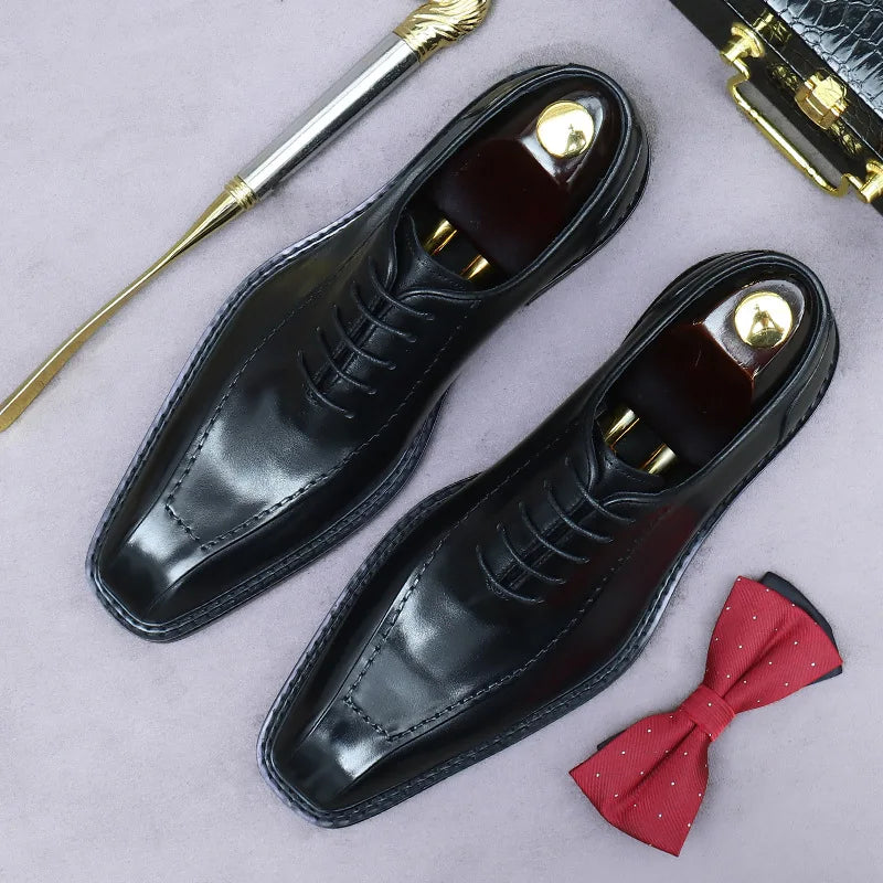 Castellano Squared Oxford Shoes