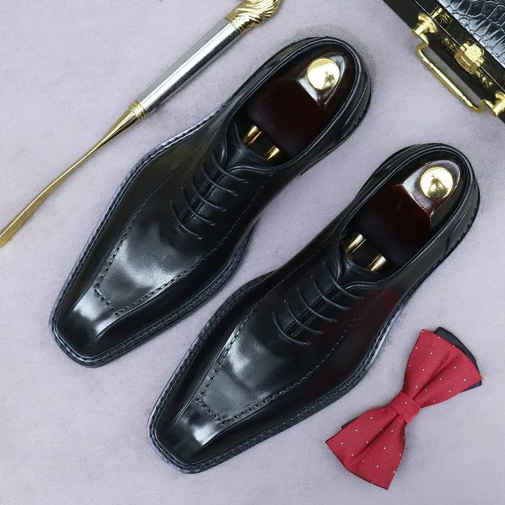 Castellano Squared Oxford Shoes