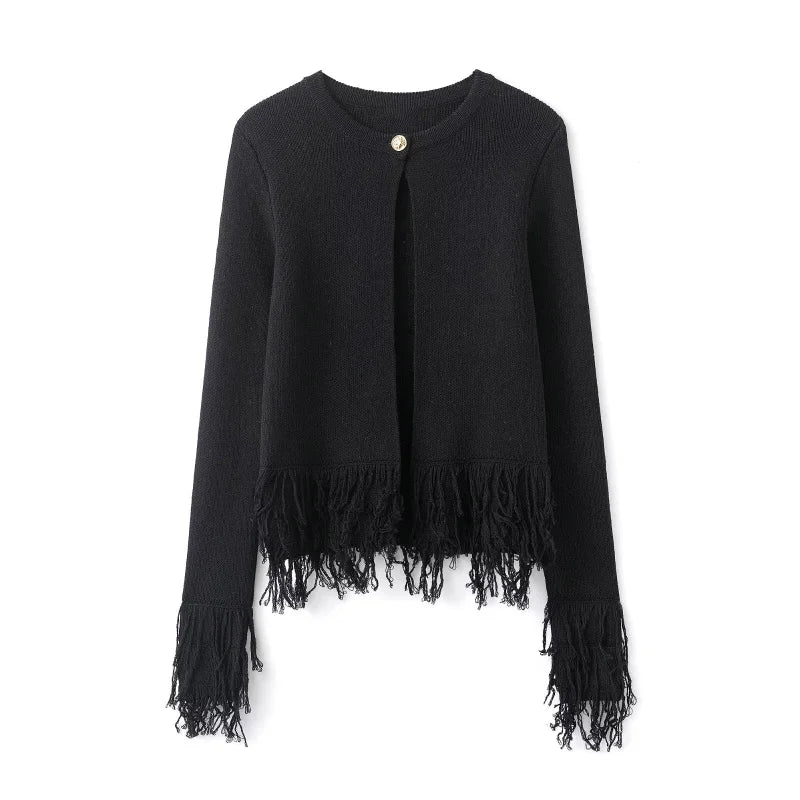 Cressida Fringe Cardigan