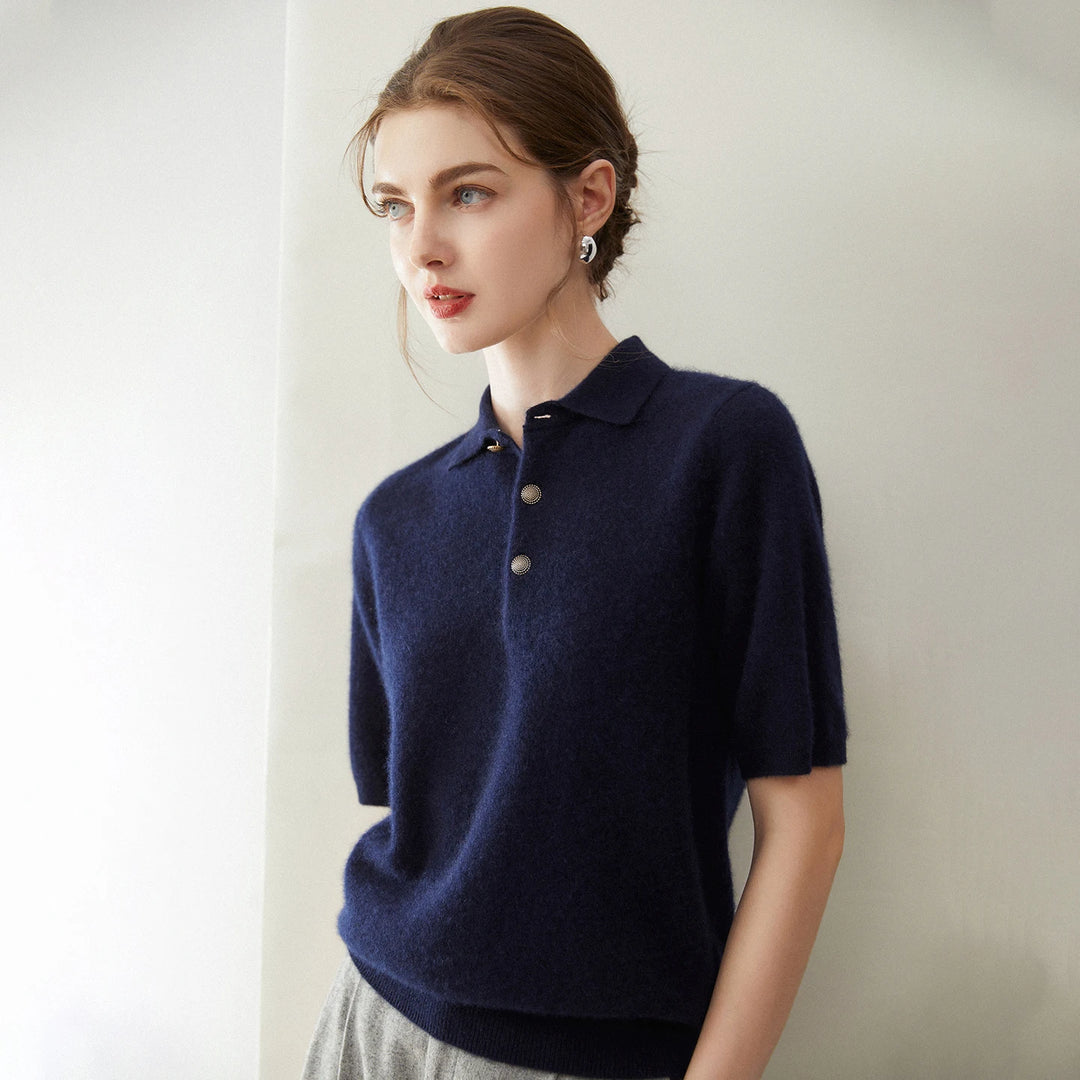 Claudette Cashmere Polo