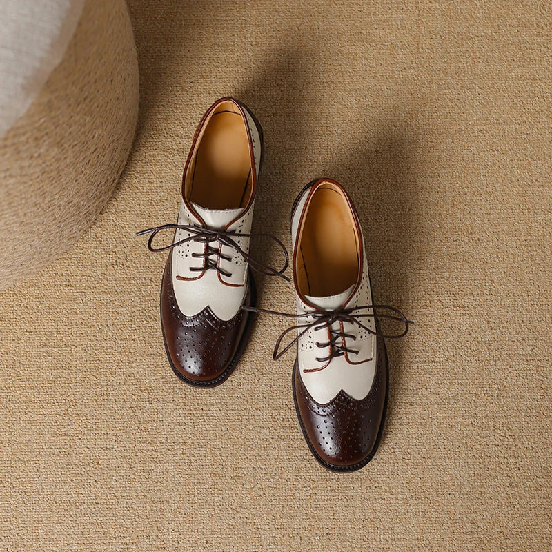 Odette Two-Tone Oxfords