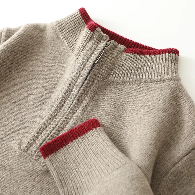 Grant Mercer Merino Quarter Zip