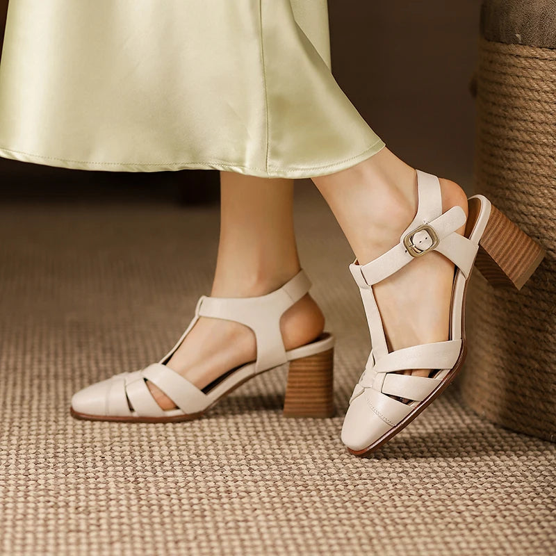 Roma Strata Leather Sandals