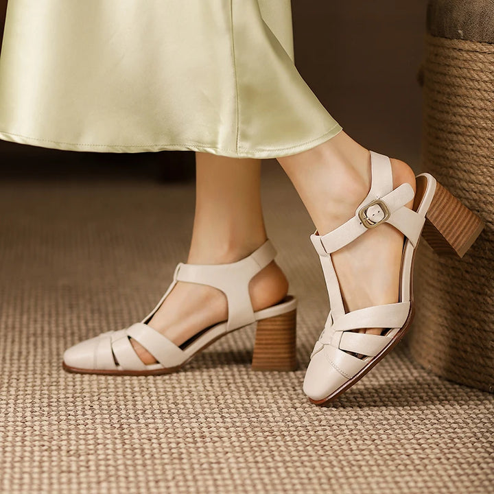 Roma Strata Leather Sandals