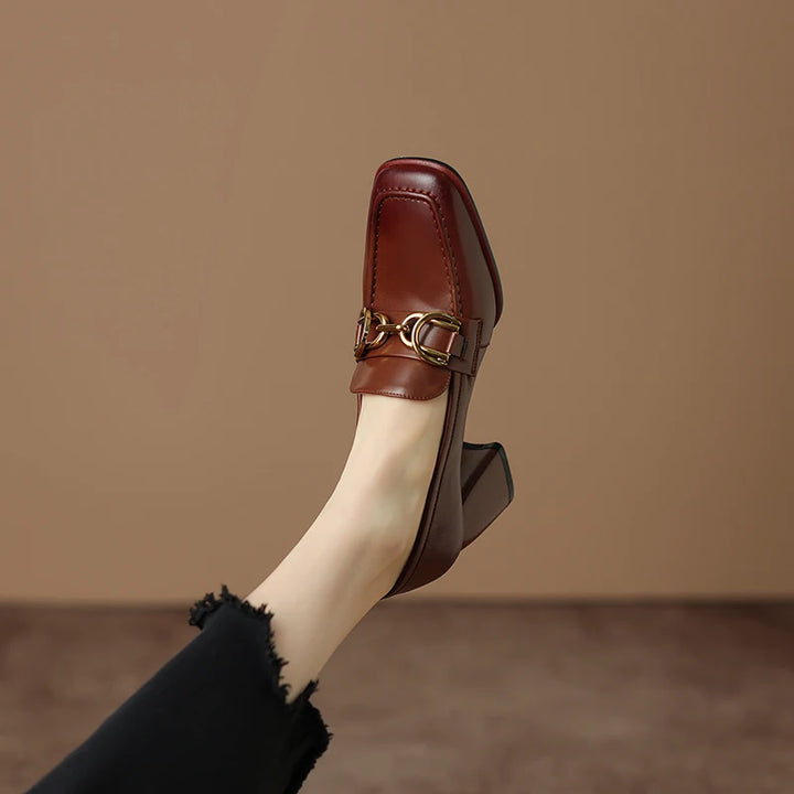 Brielle Leather Pumps
