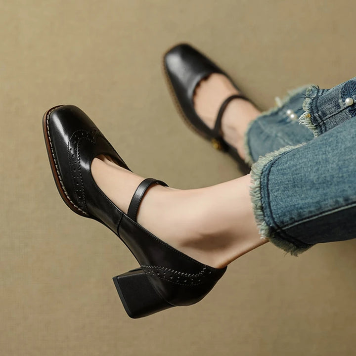 Hartleigh Brogue Mary Janes