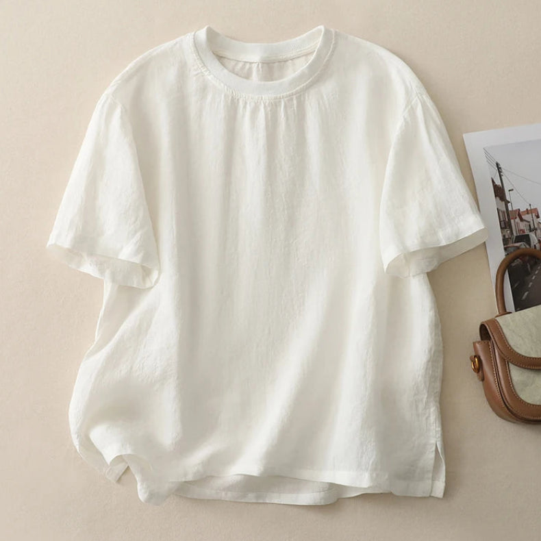 Breeza Cotton Linen Tee