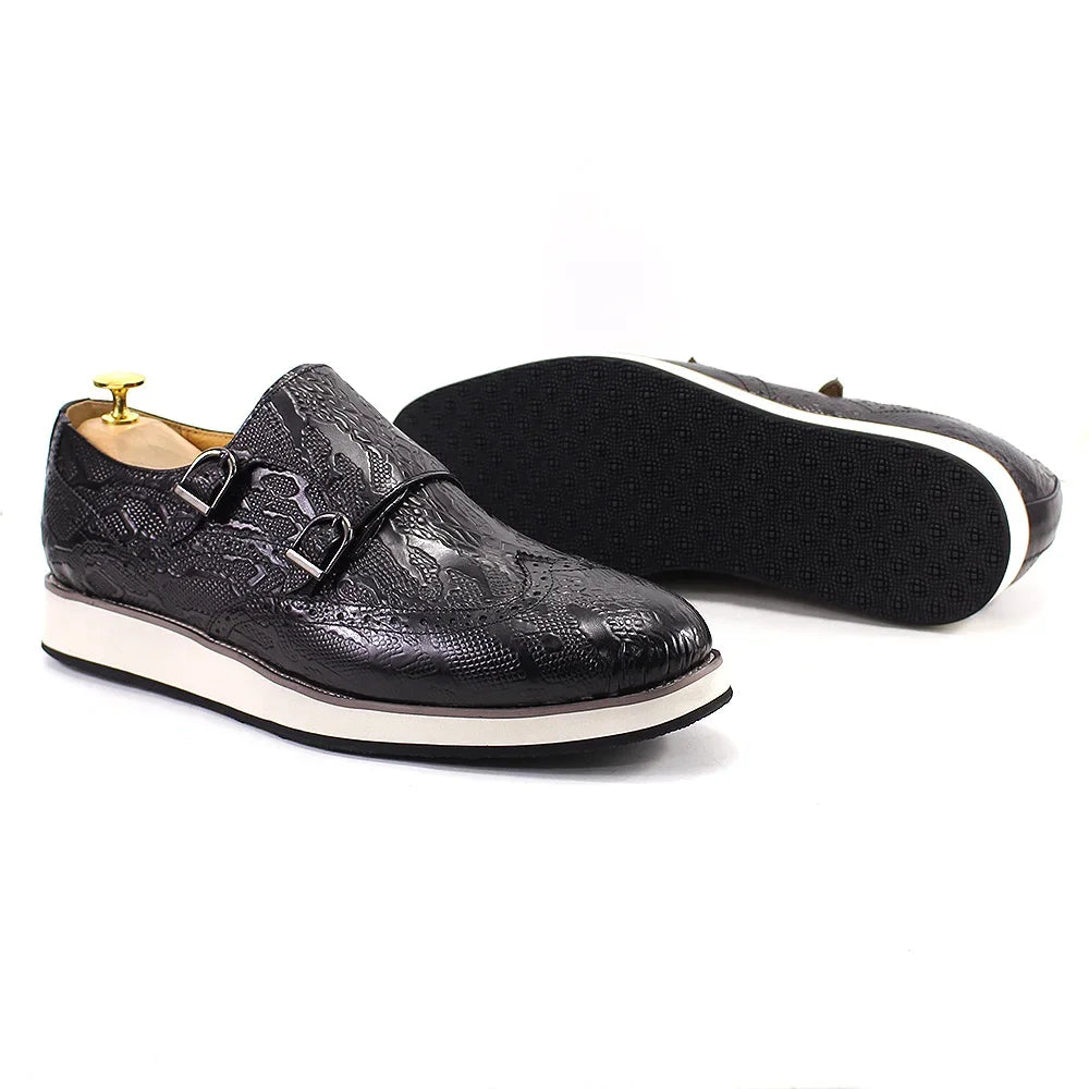 Serpente Monk Strap Brogues