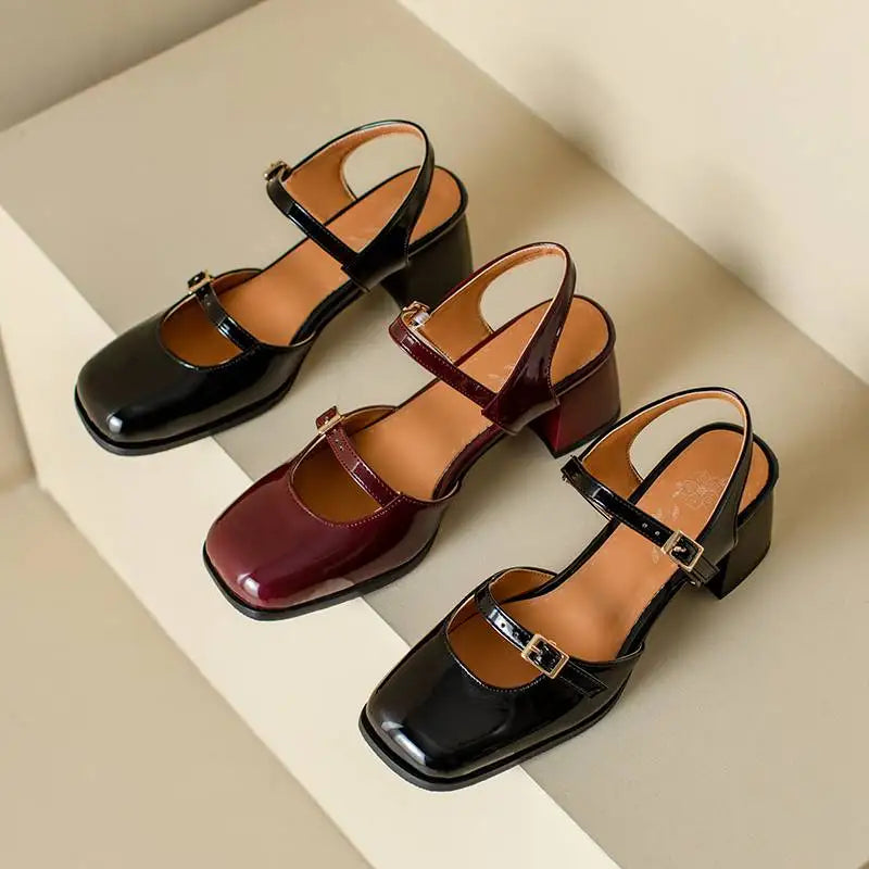 Allegra Patent Mary Janes