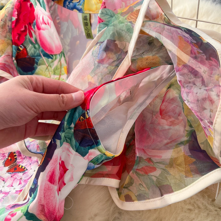 Painted Orchid Maxi Dress