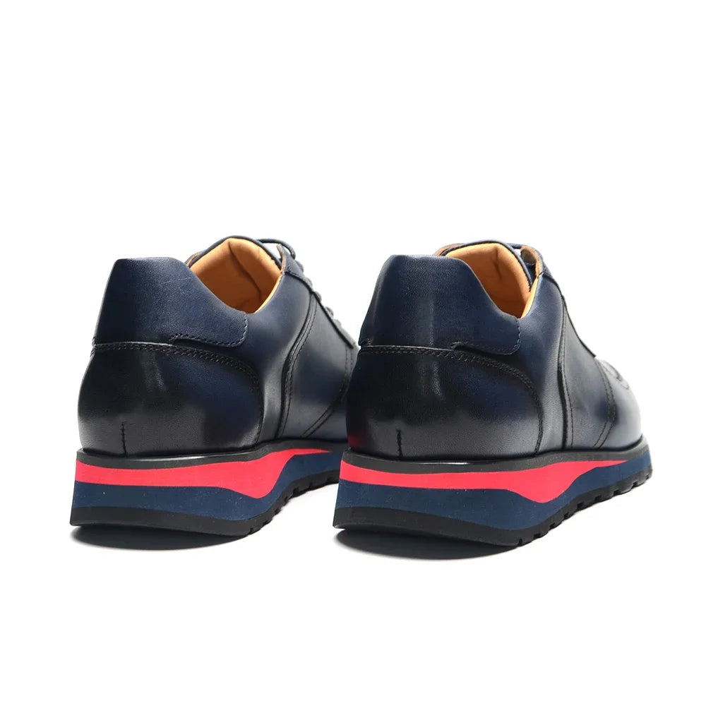 Rosso Leather Sneakers