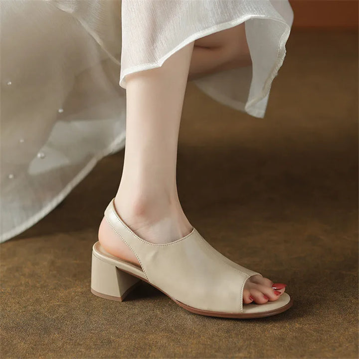 Montara Leather Slingbacks
