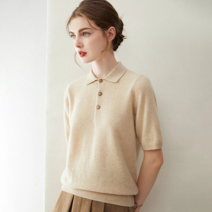 Claudette Cashmere Polo