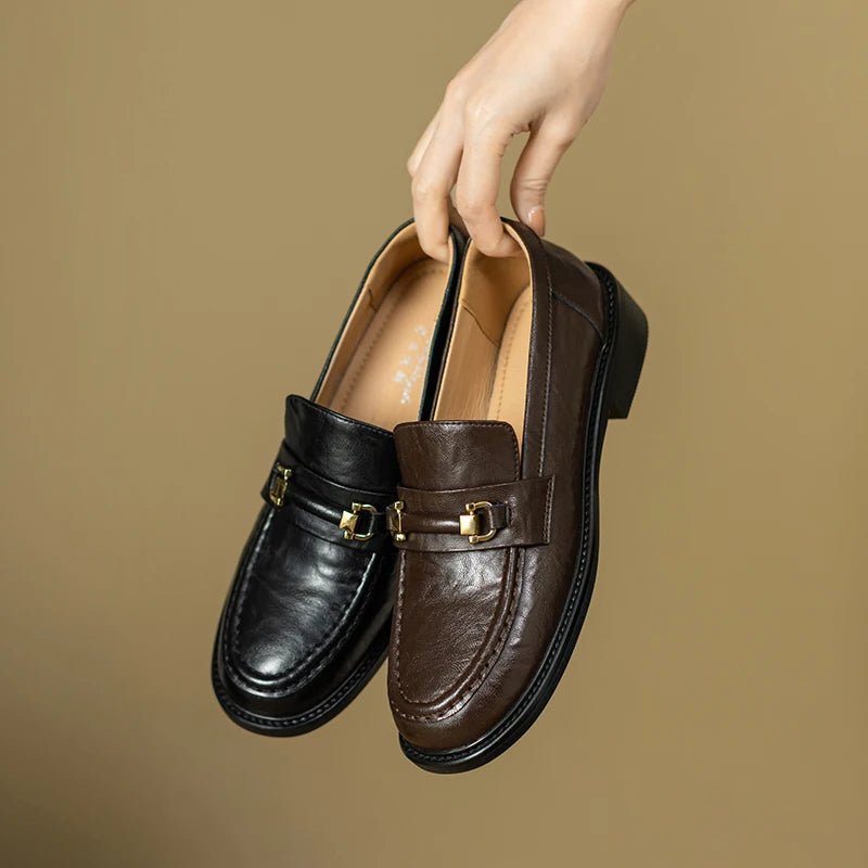 Orlena Leather Loafers