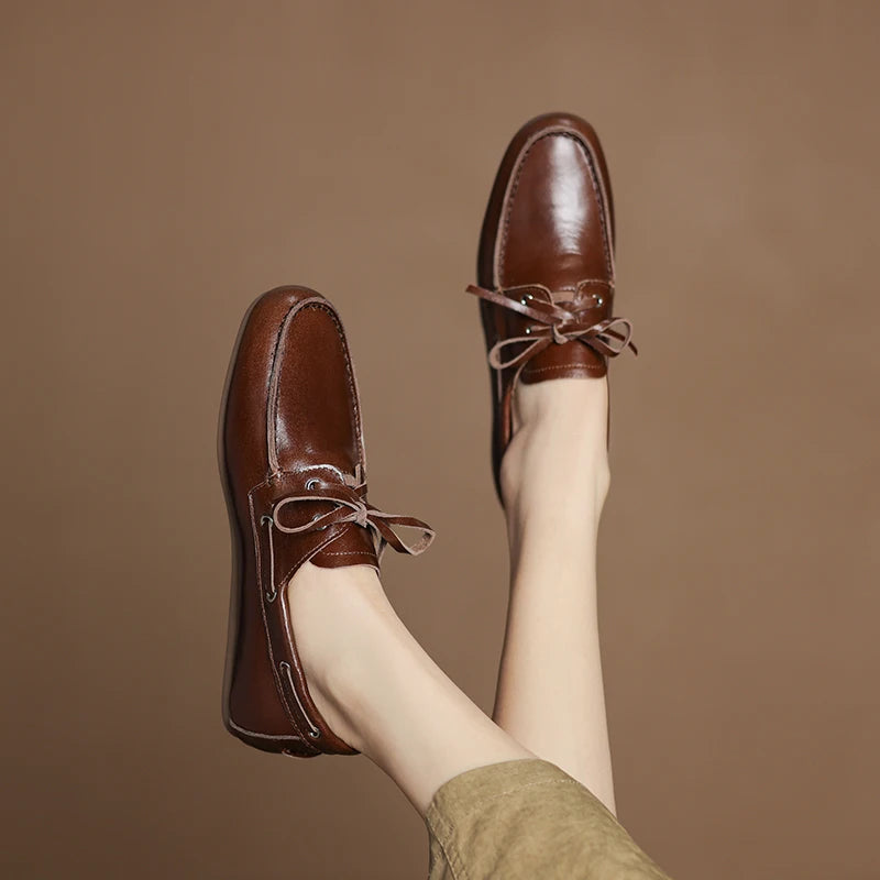 Maribel Leather Loafers