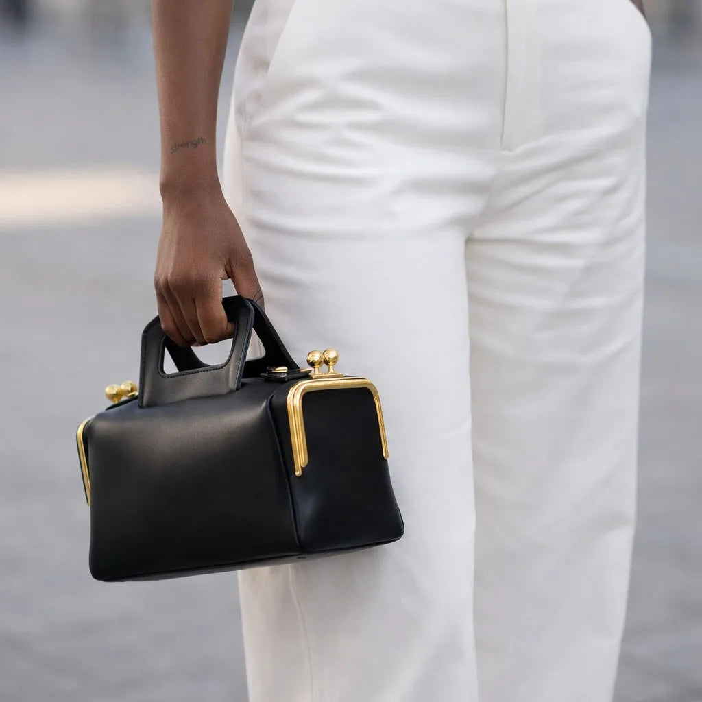 Halston Frame Handbag