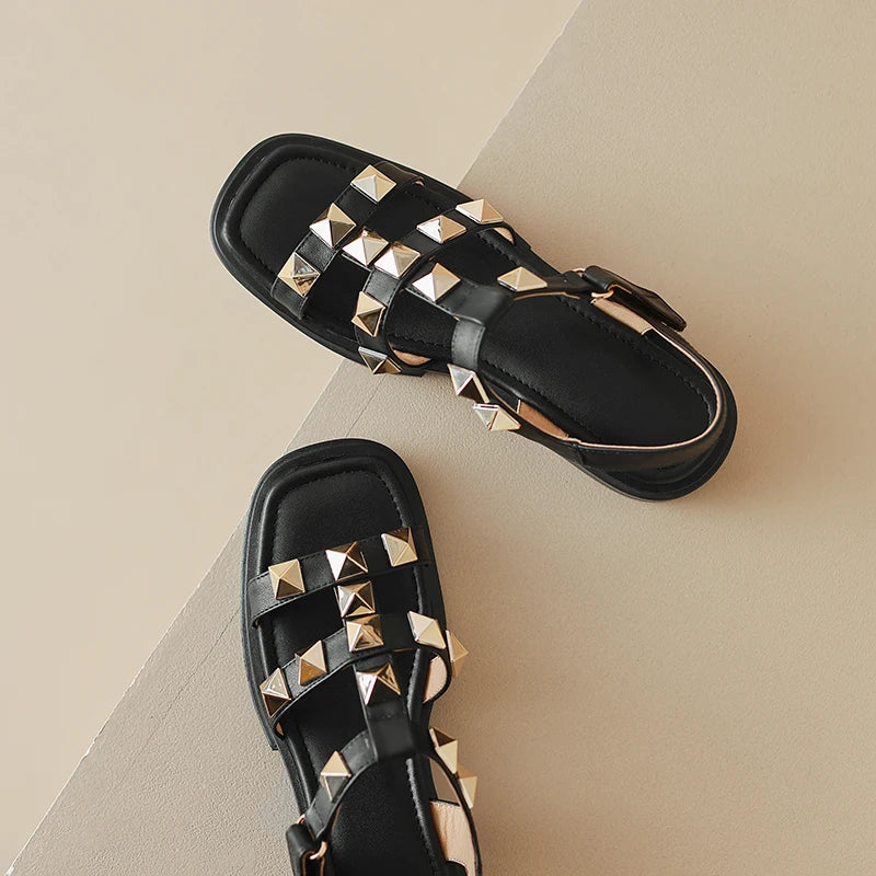 Valeria Studded Slingbacks