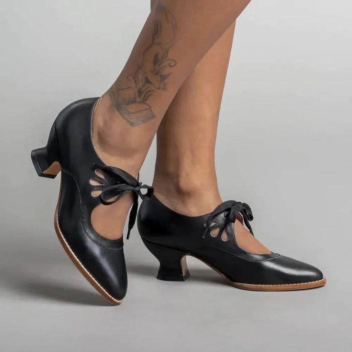 Hollow Harley Leather Heels