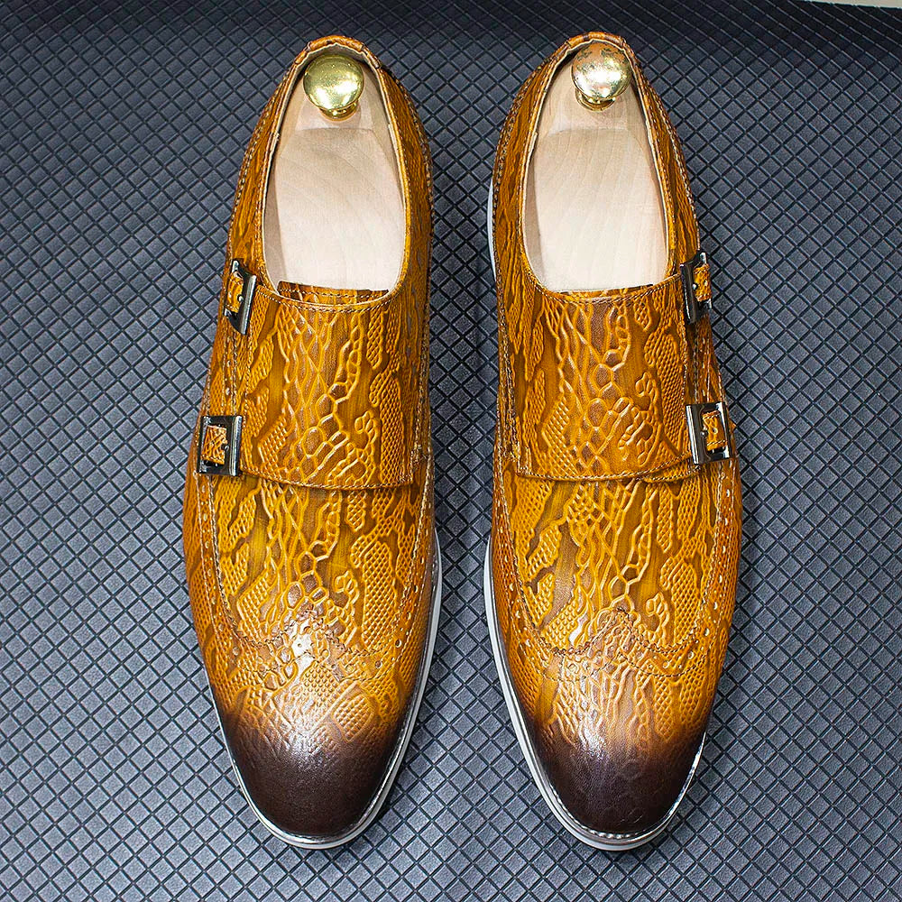 Serpente Monk Strap Brogues