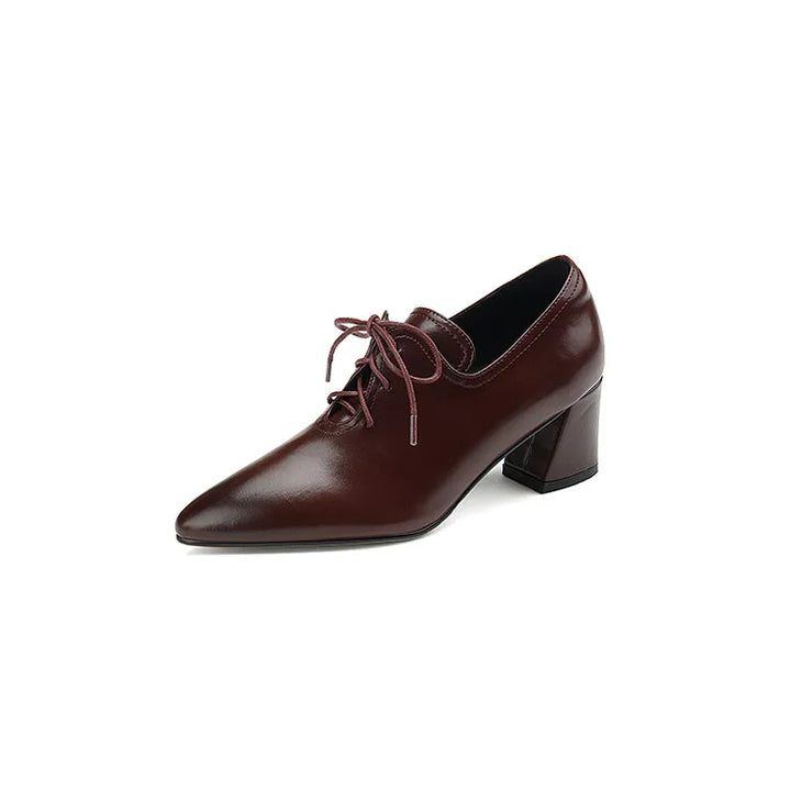 Alessandra Split Leather Pumps
