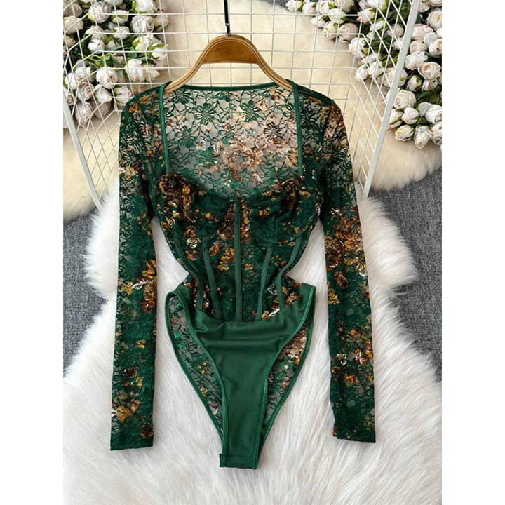 Ivy Veil Lace Bodysuit