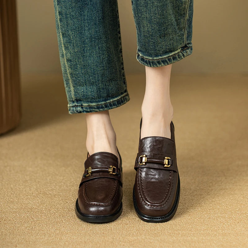 Orlena Leather Loafers