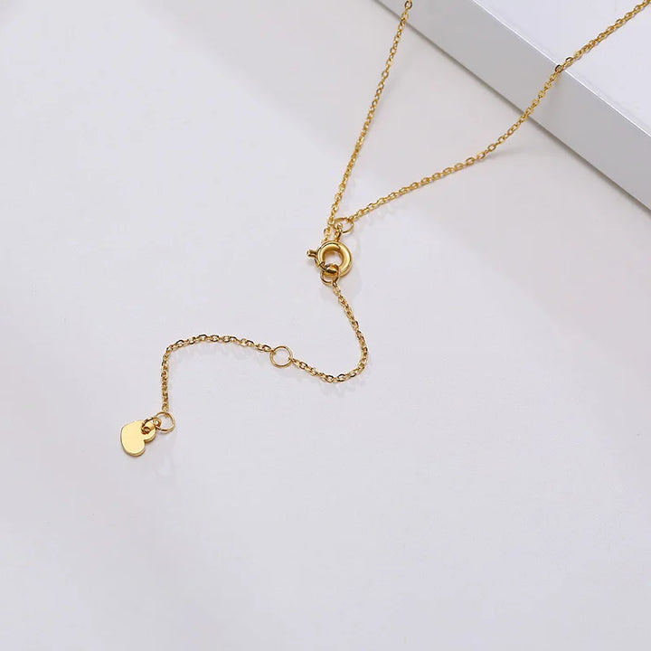 Quiet Faith Side Cross Necklace