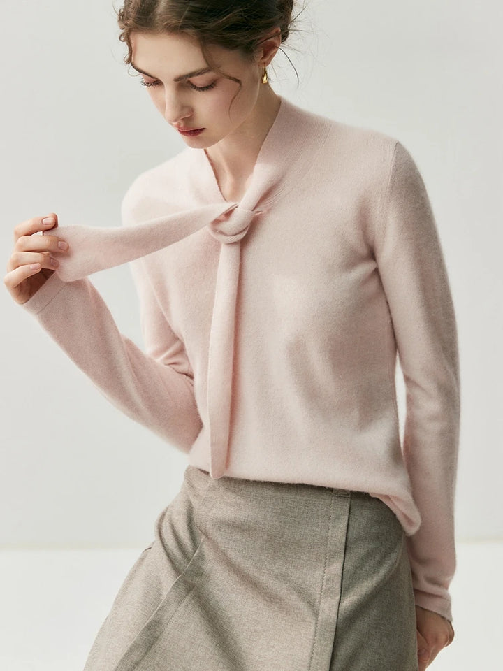 Simone Cashmere Knot Sweater