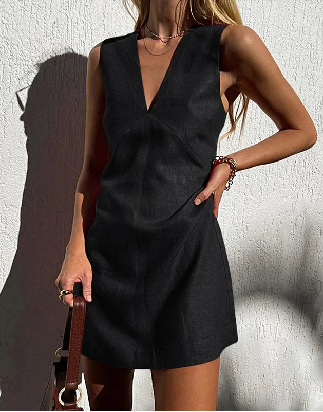 Terra Linen Sundress