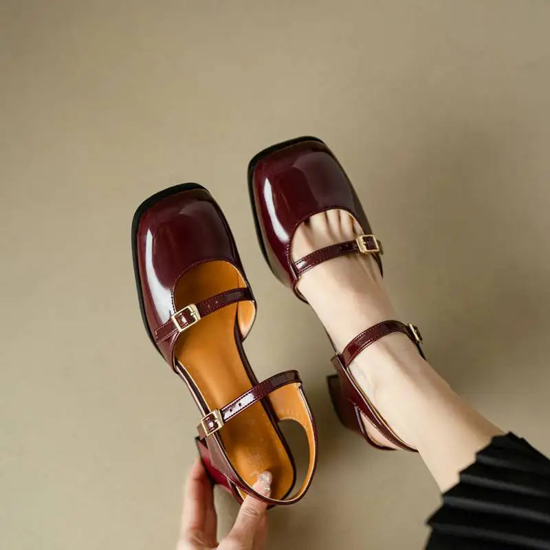 Allegra Patent Mary Janes
