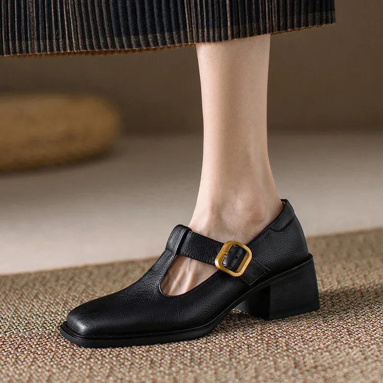 Emelina Square Toe Mary Janes