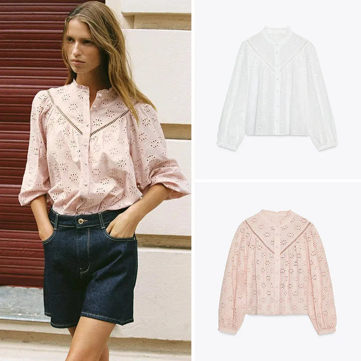 Rosalie Eyelet Blouse