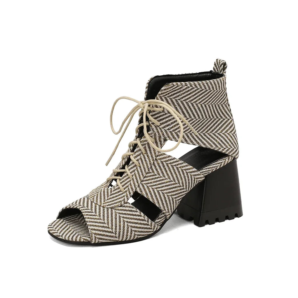 Cassia Cutout Sandals