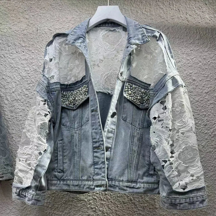 Luciana Lace Denim Jacket