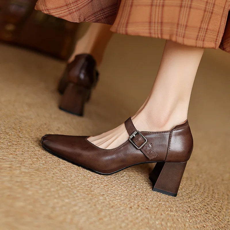 Montera Leather Heels