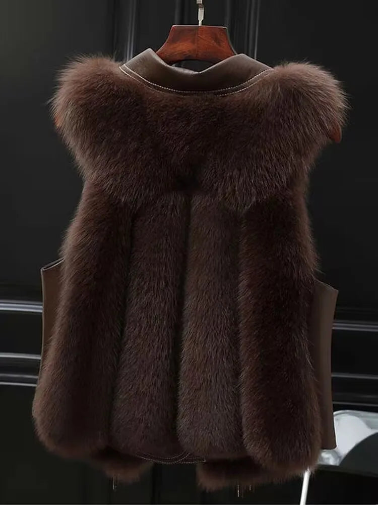 Laurent Faux Fur Vest