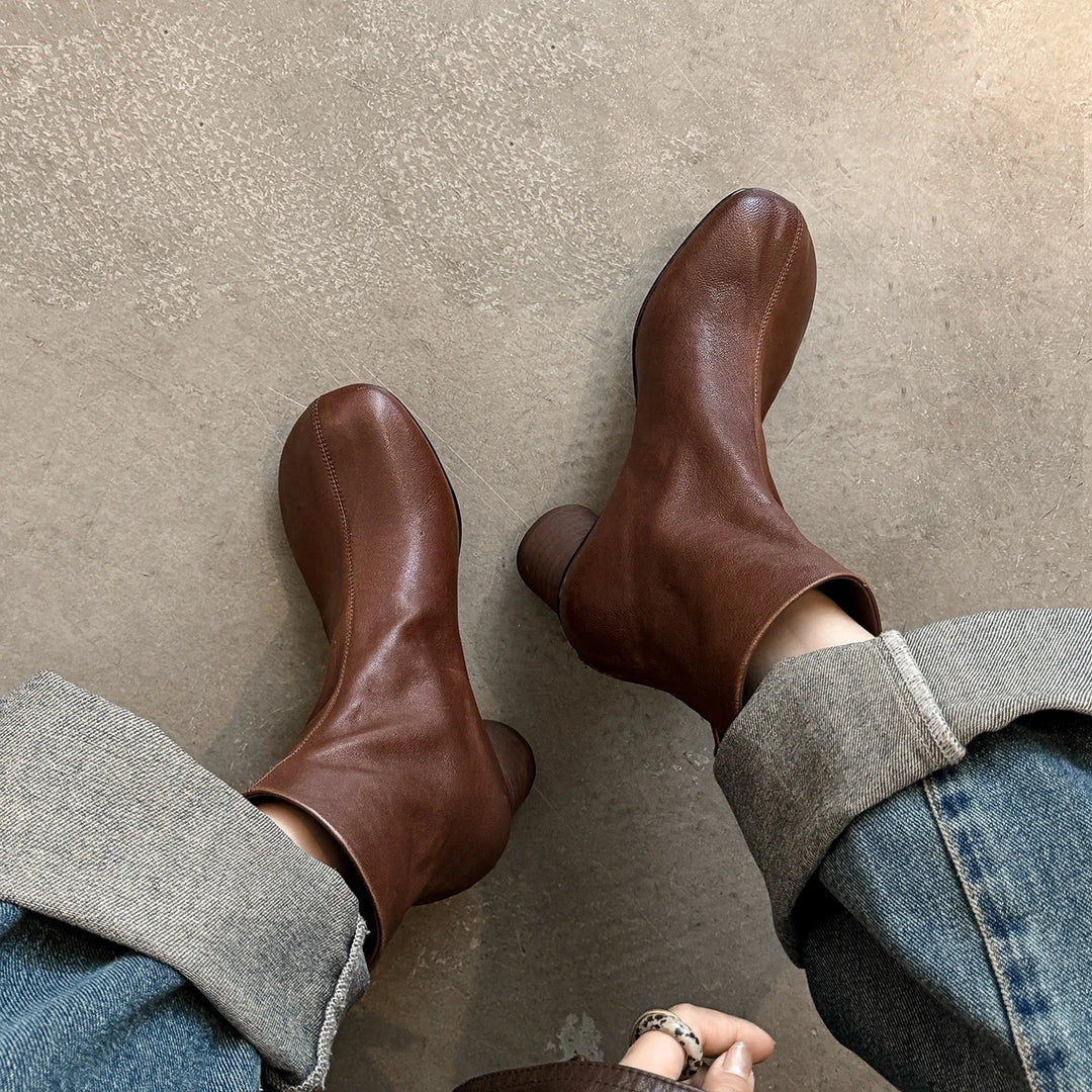 Foundation Heel Ankle Boots