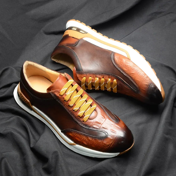 Marcelli Oxford Leather Sneakers
