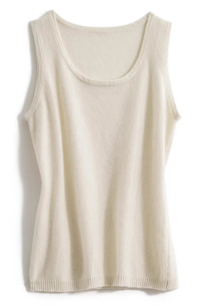 Claudette Cashmere Tank Top