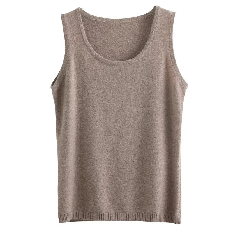 Claudette Cashmere Tank Top