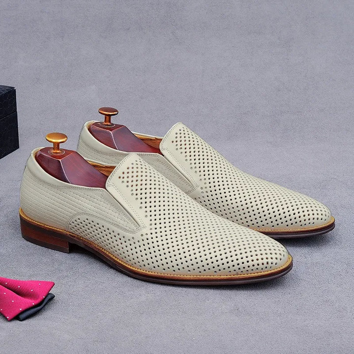 Traforato Perforated Leather Loafers
