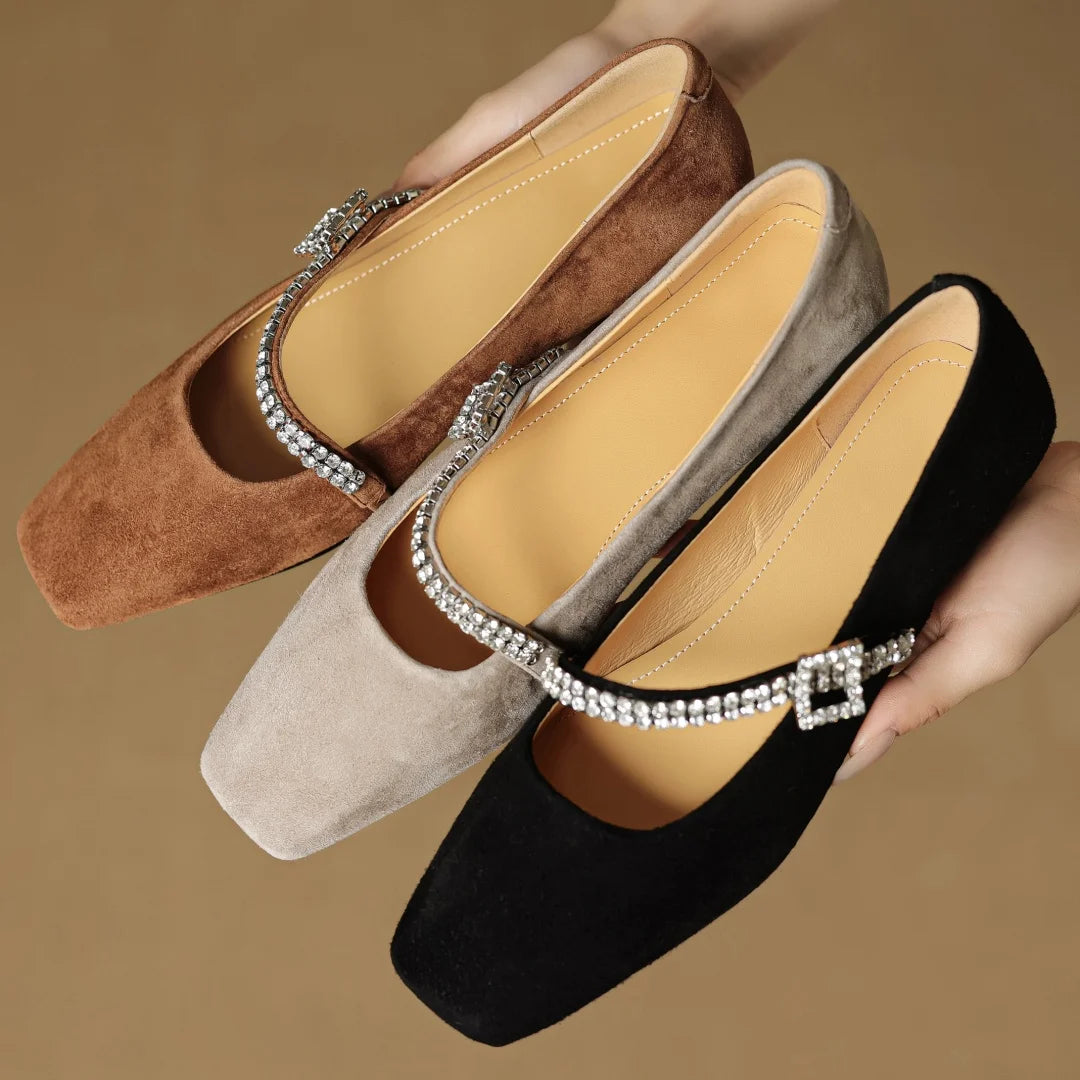 Aura Crystal Mary Janes