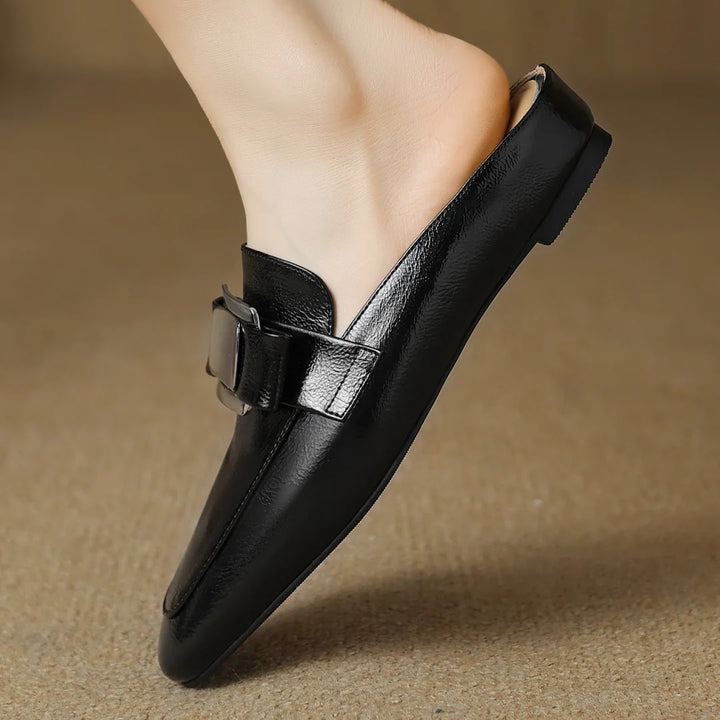 Silverkiss Leather Mules