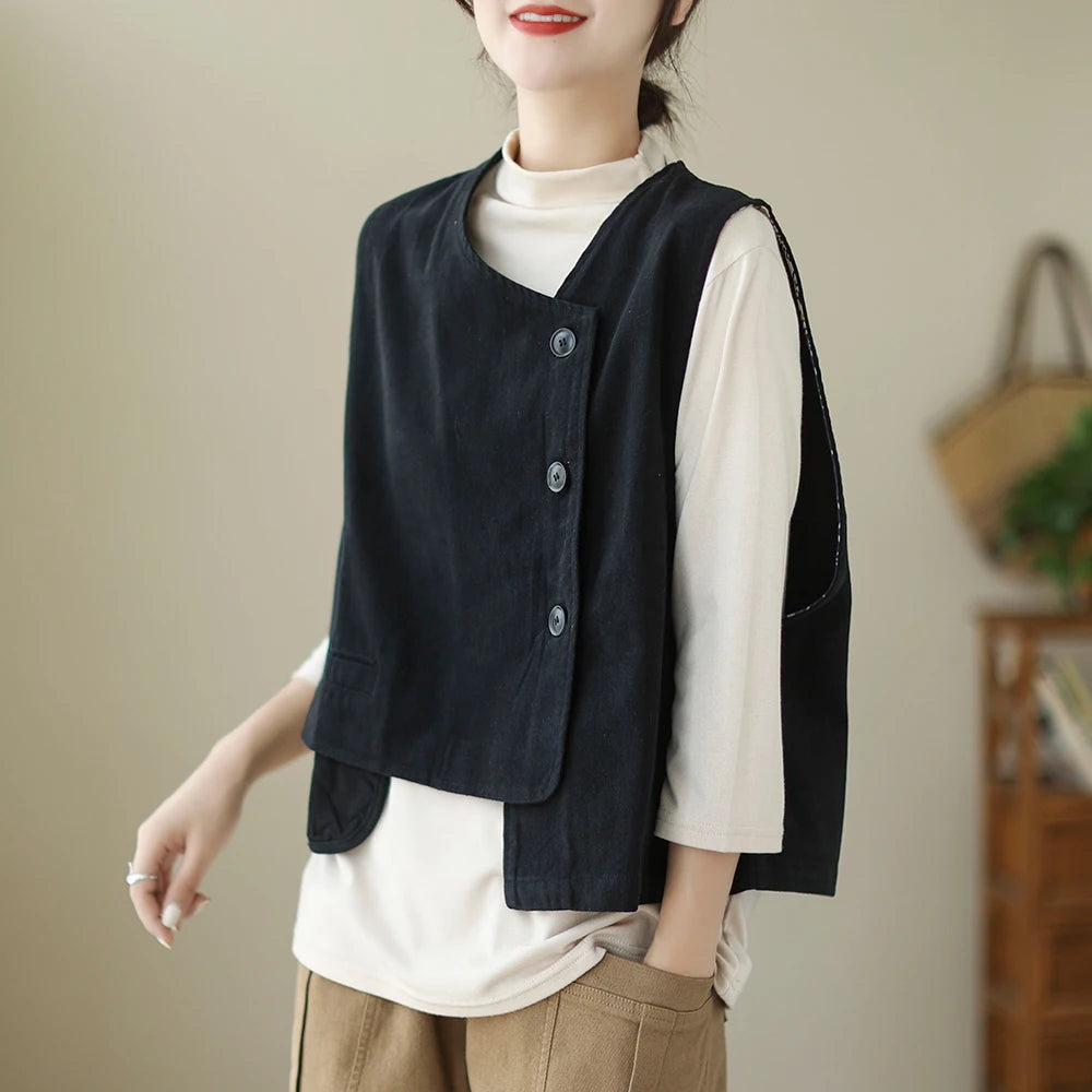 Nara Layered Cotton Vest