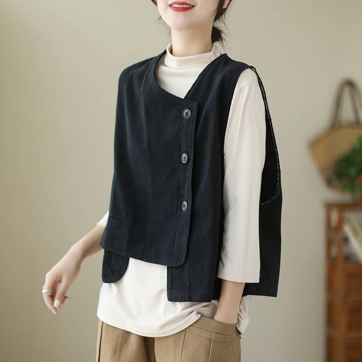 Nara Layered Cotton Vest