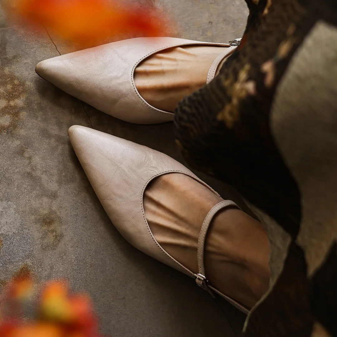 Avina Leather Mules